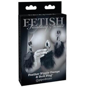 Pipedream – Fetish Fantasy Series – Feather Nipple Clamps & Butt Plug